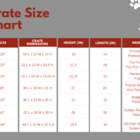 Dog Crate Sizes Chart