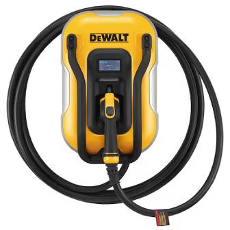 DEWALT DXPAEV048 EWALT Electric Vehicle (EV) 240V Level 2 Charger up to 48 Amps Wall Mounted Charging Station with 25 ft. Cable