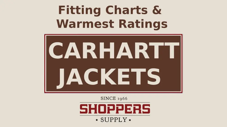 warmest Carhartt jackets fit guide in store sales